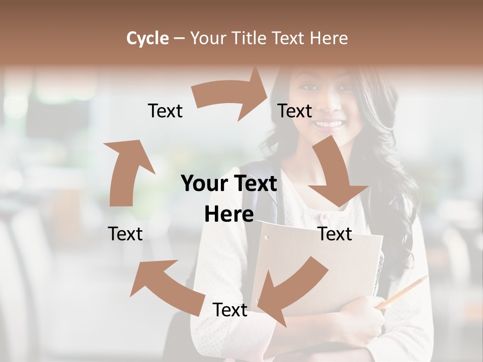 Books Teenager College PowerPoint Template