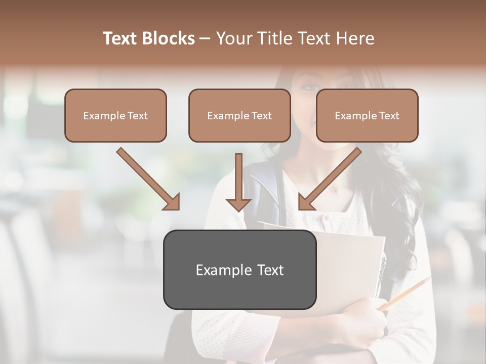 Books Teenager College PowerPoint Template