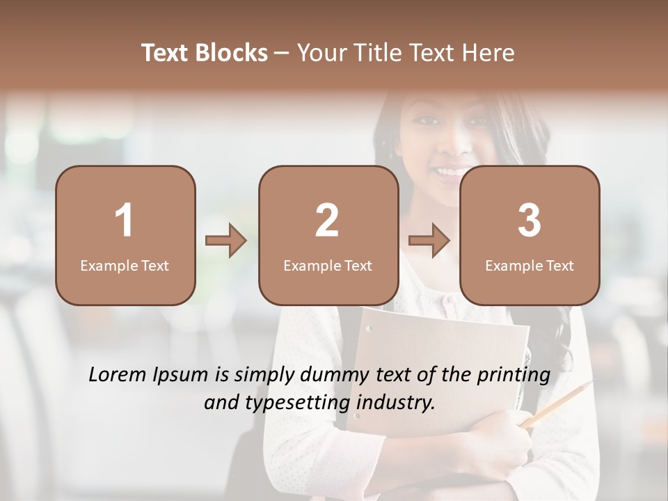 Books Teenager College PowerPoint Template