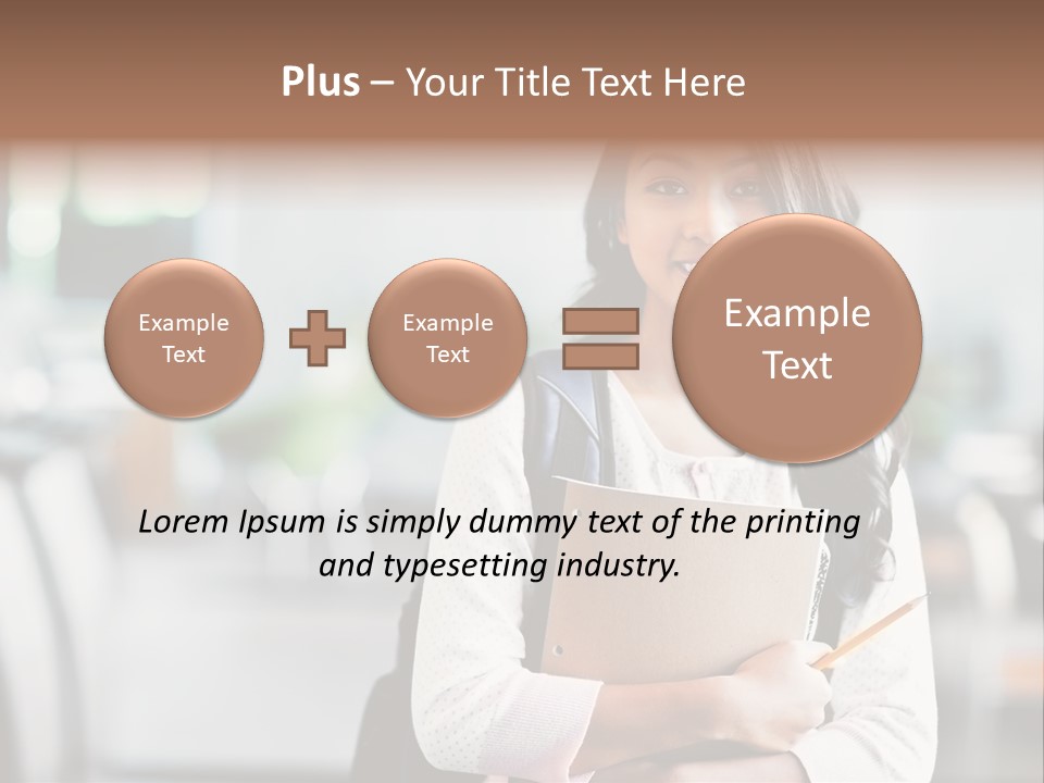 Books Teenager College PowerPoint Template