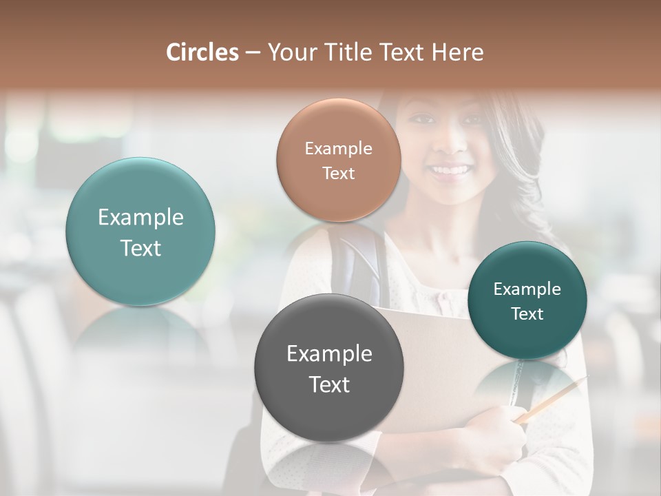 Books Teenager College PowerPoint Template