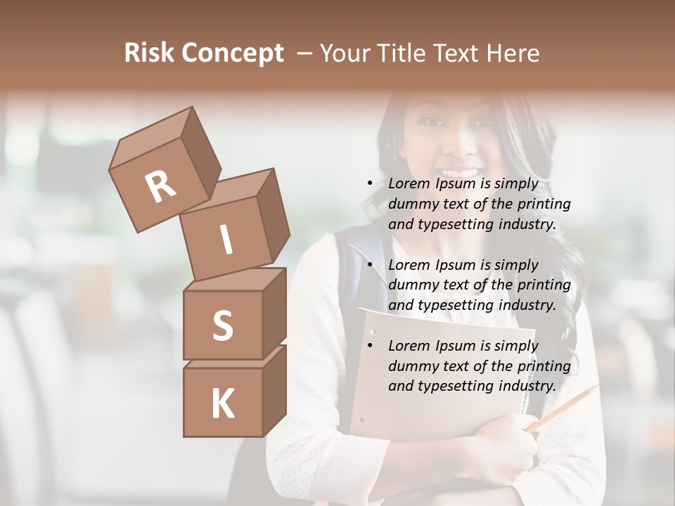 Books Teenager College PowerPoint Template