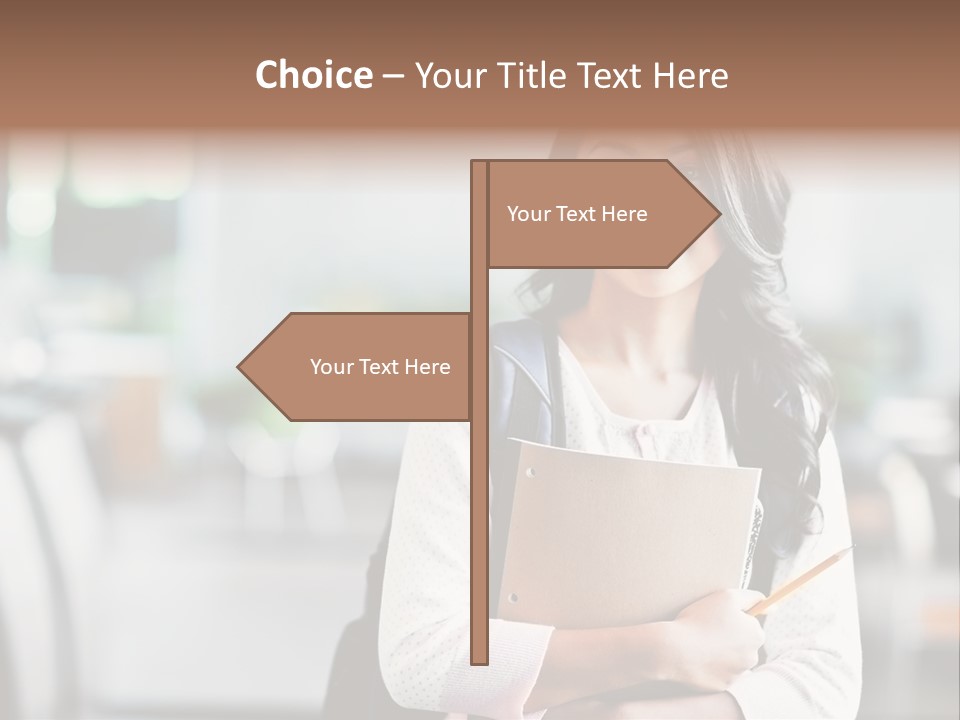 Books Teenager College PowerPoint Template