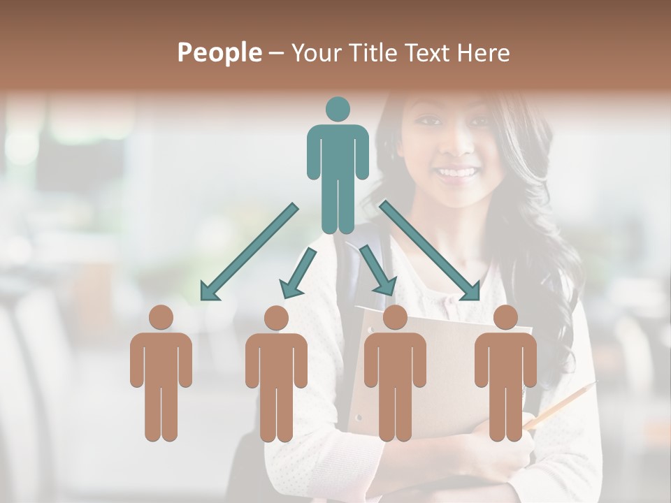 Books Teenager College PowerPoint Template