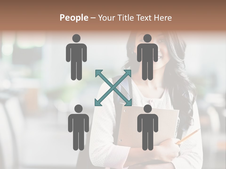 Books Teenager College PowerPoint Template