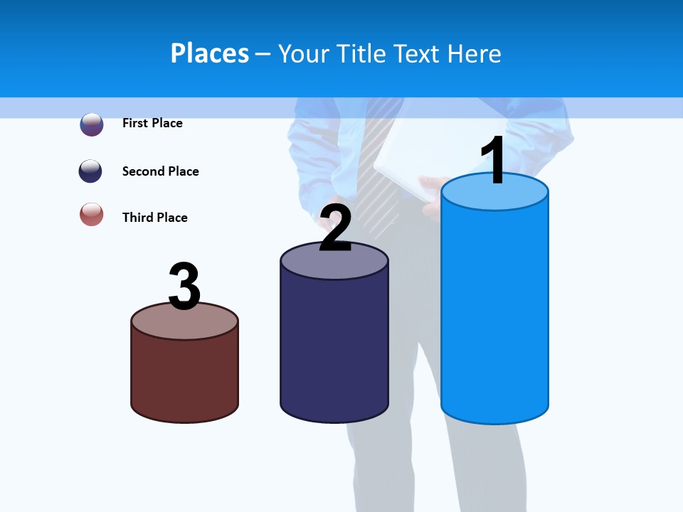 Portrait Optimist Male PowerPoint Template
