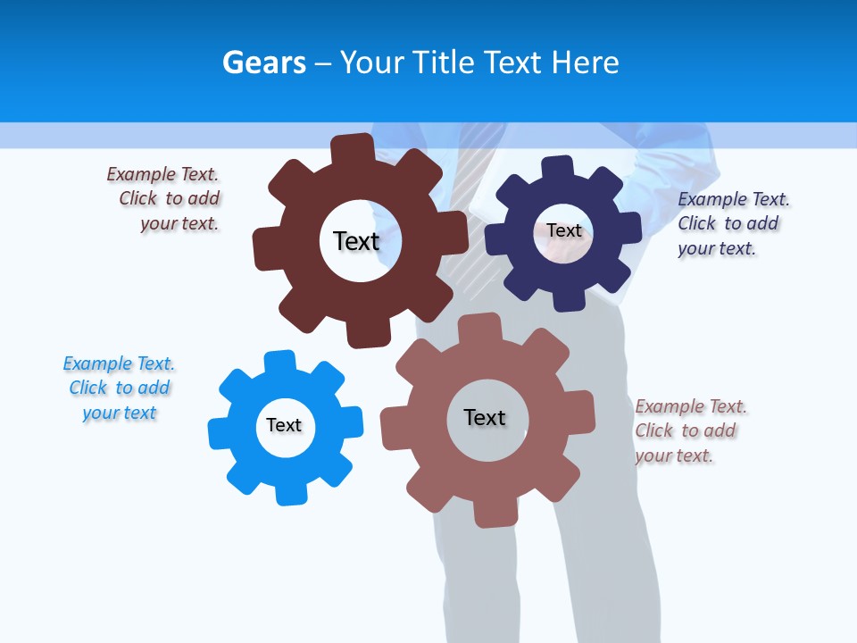 Portrait Optimist Male PowerPoint Template
