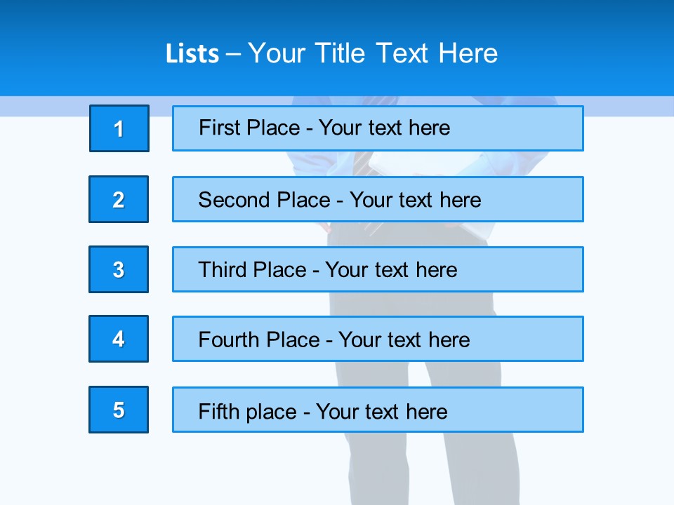 Portrait Optimist Male PowerPoint Template