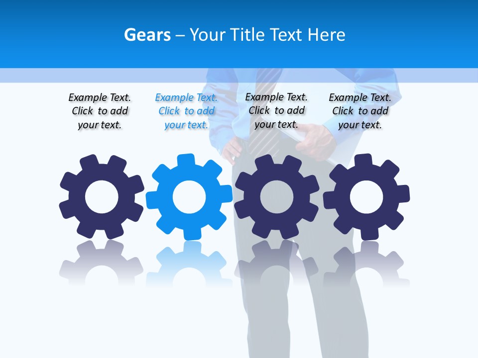 Portrait Optimist Male PowerPoint Template