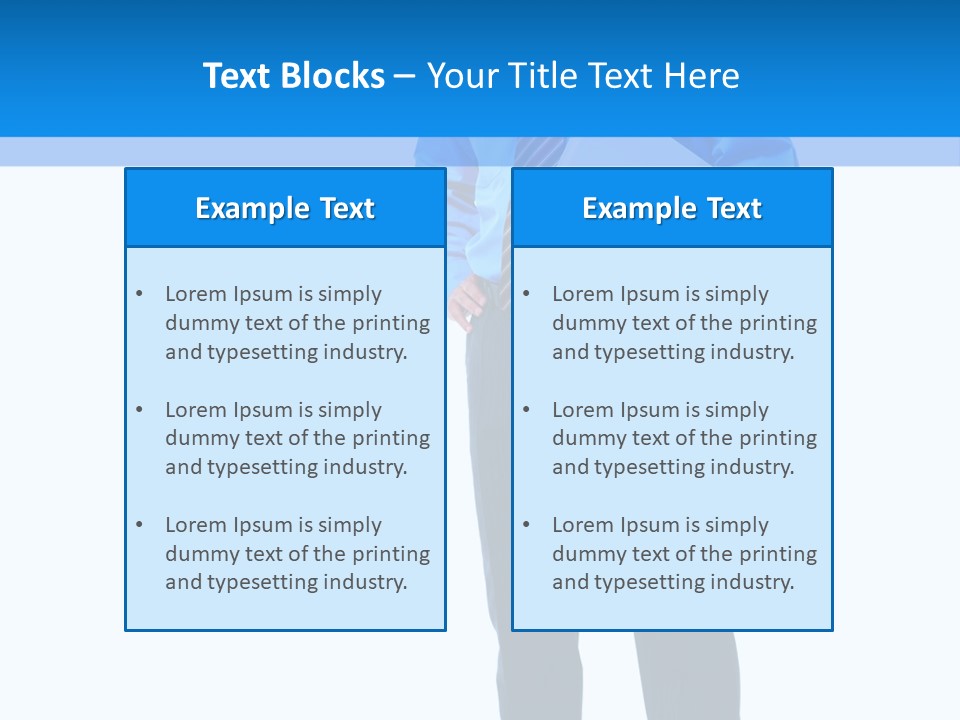 Portrait Optimist Male PowerPoint Template