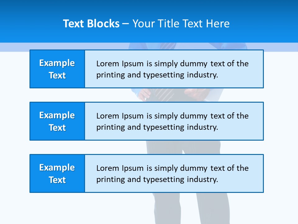 Portrait Optimist Male PowerPoint Template