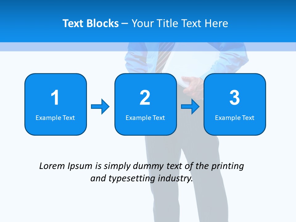 Portrait Optimist Male PowerPoint Template