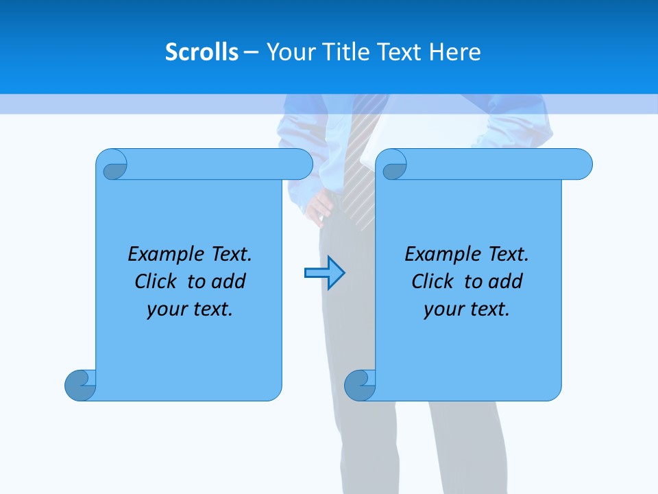 Portrait Optimist Male PowerPoint Template