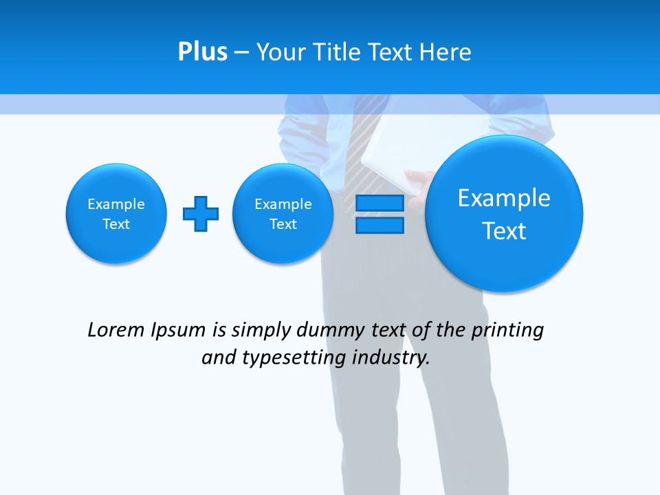Portrait Optimist Male PowerPoint Template