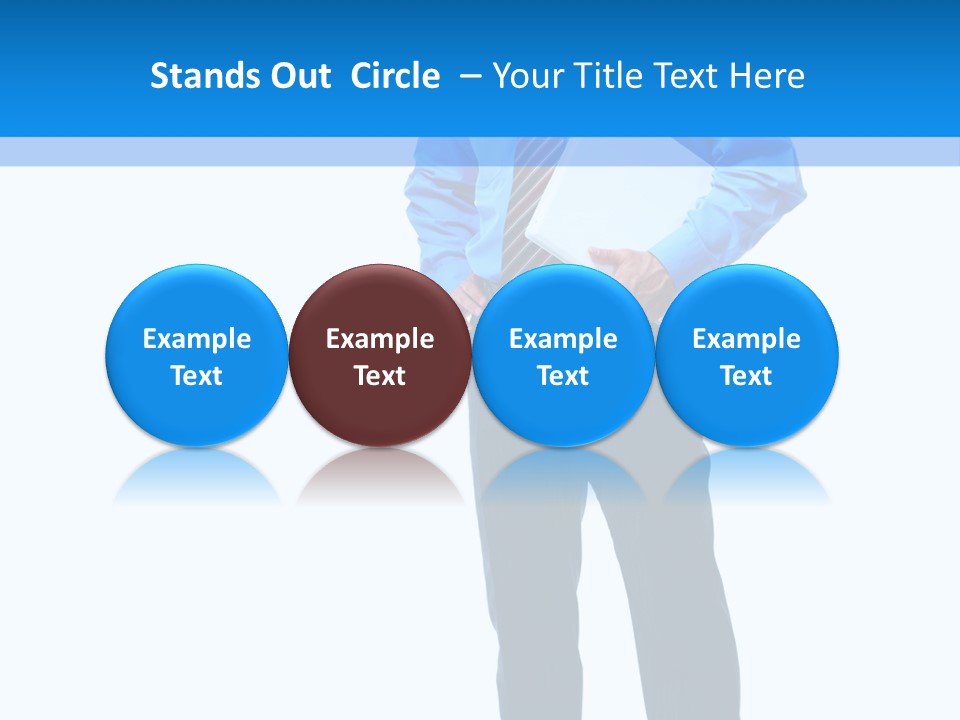 Portrait Optimist Male PowerPoint Template