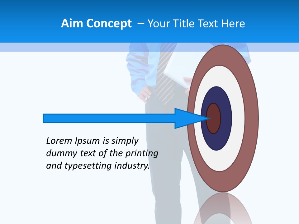 Portrait Optimist Male PowerPoint Template
