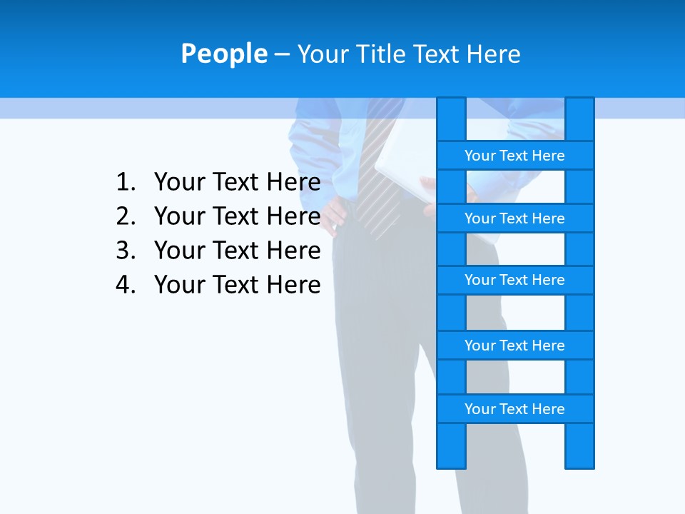 Portrait Optimist Male PowerPoint Template
