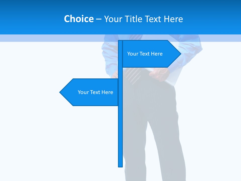 Portrait Optimist Male PowerPoint Template