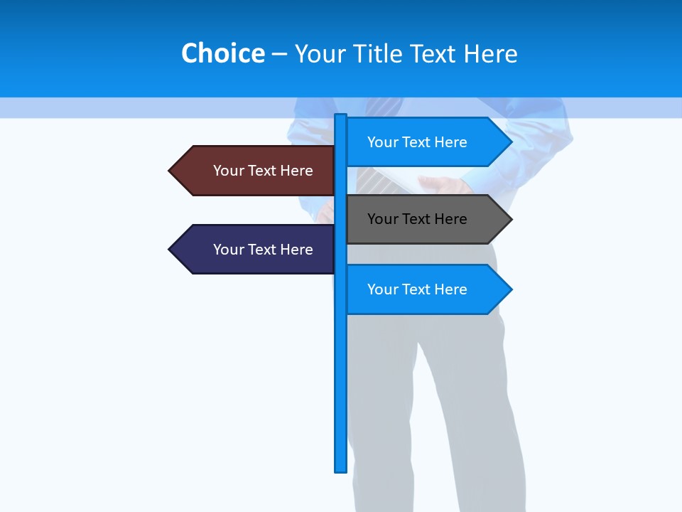 Portrait Optimist Male PowerPoint Template