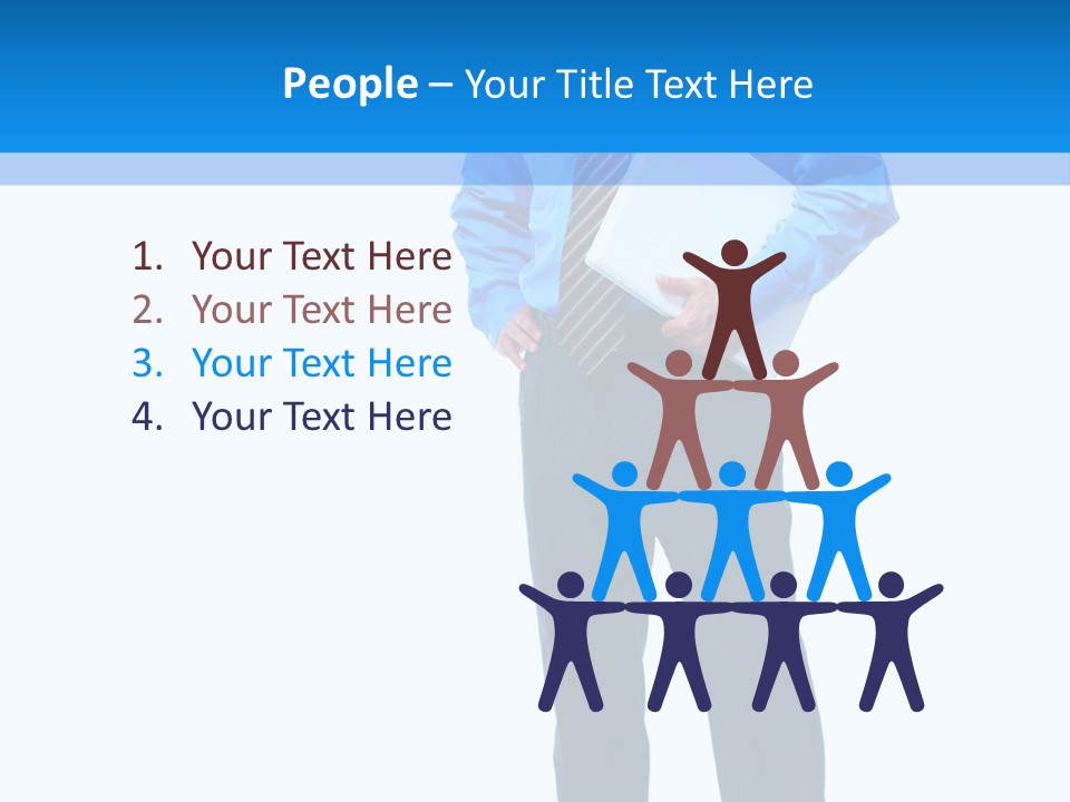 Portrait Optimist Male PowerPoint Template