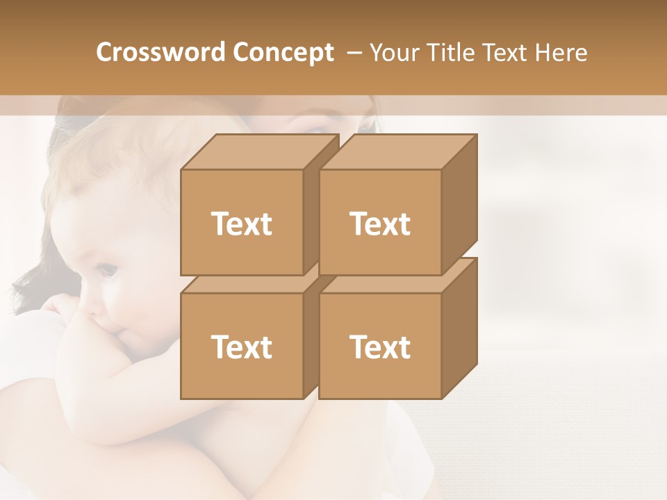 Human Caucasian Happy PowerPoint Template