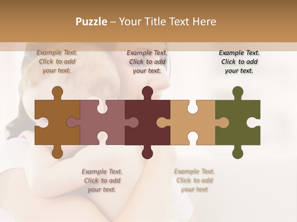 Human Caucasian Happy PowerPoint Template