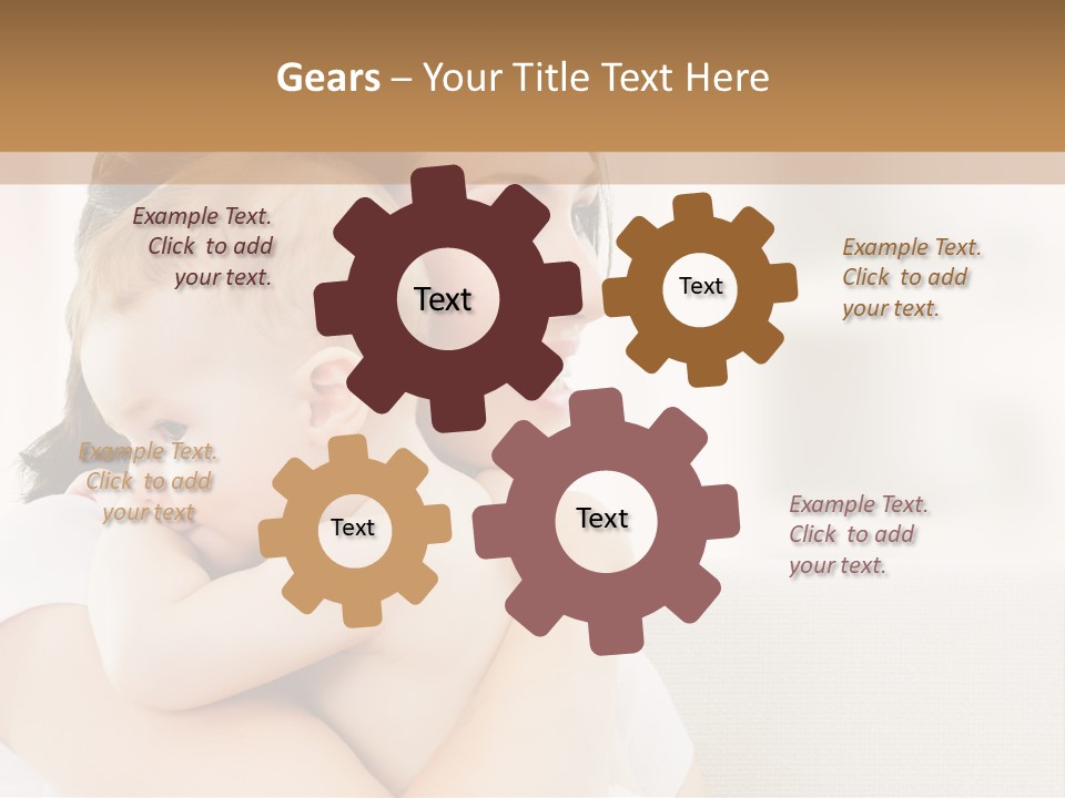 Human Caucasian Happy PowerPoint Template