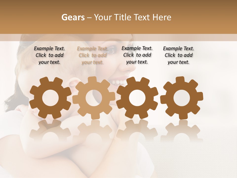 Human Caucasian Happy PowerPoint Template