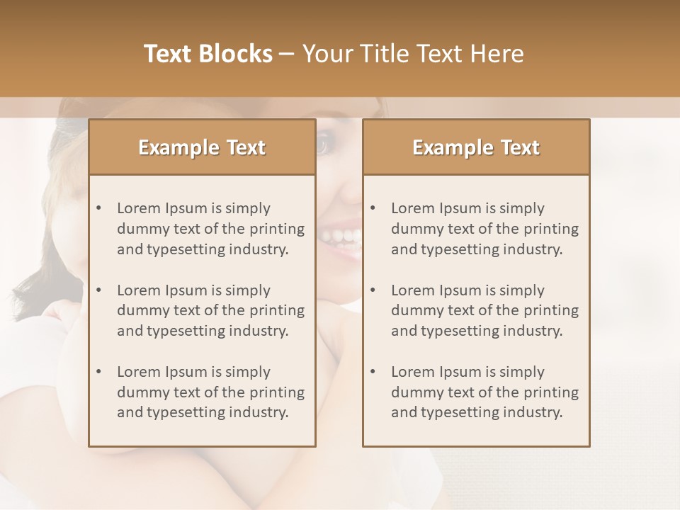 Human Caucasian Happy PowerPoint Template