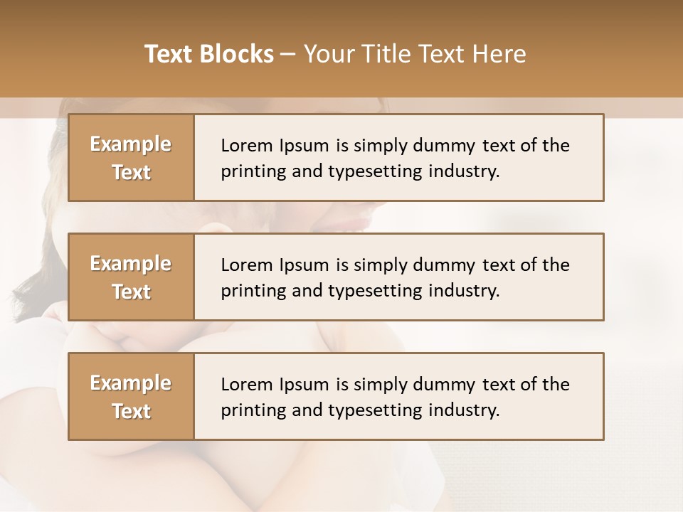 Human Caucasian Happy PowerPoint Template
