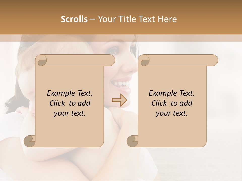 Human Caucasian Happy PowerPoint Template