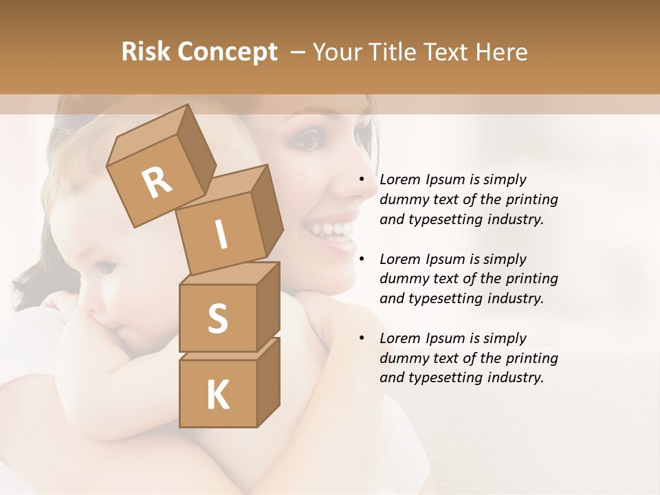 Human Caucasian Happy PowerPoint Template