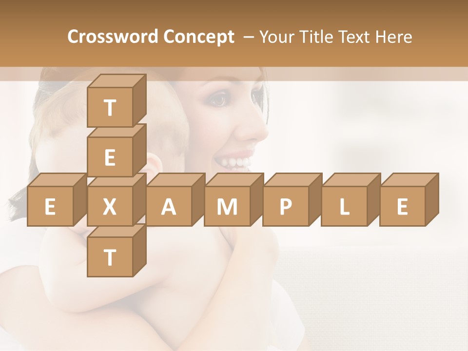 Human Caucasian Happy PowerPoint Template