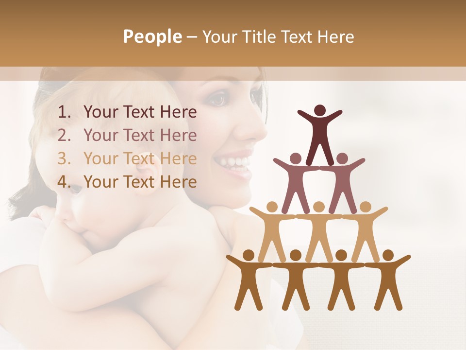 Human Caucasian Happy PowerPoint Template