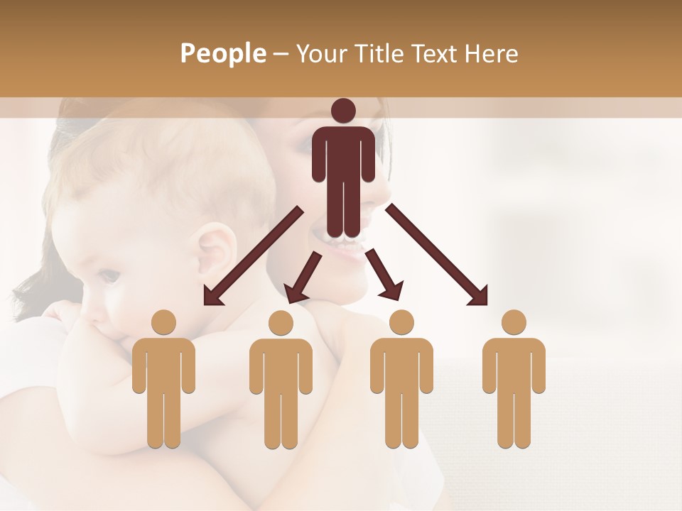 Human Caucasian Happy PowerPoint Template