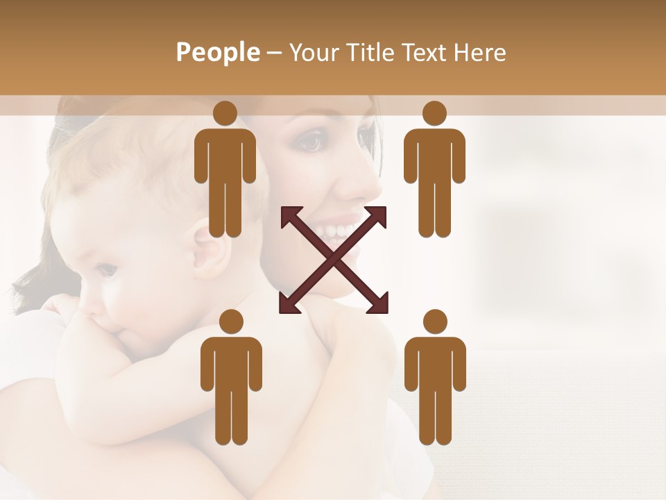 Human Caucasian Happy PowerPoint Template