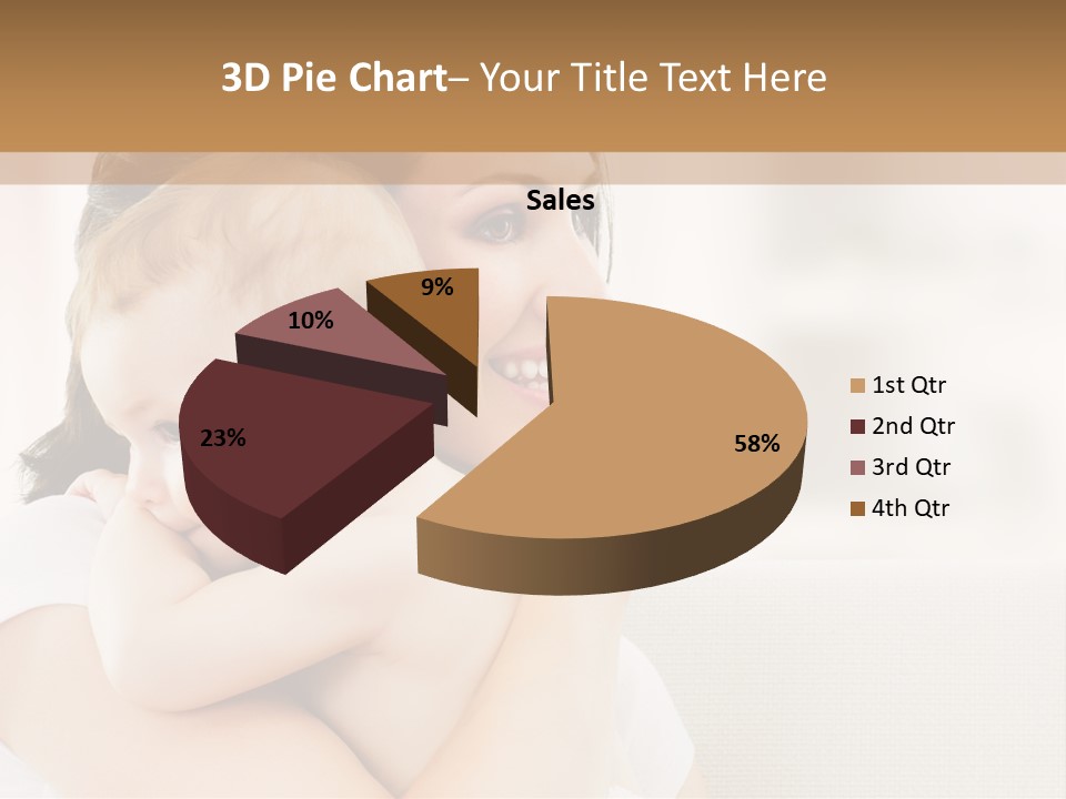 Human Caucasian Happy PowerPoint Template
