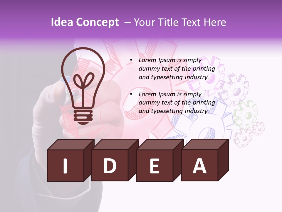 Power Cooperation Concept PowerPoint Template