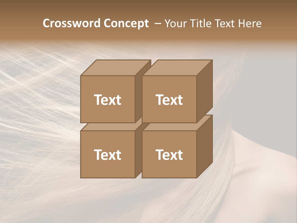 Haircare Model Skin PowerPoint Template