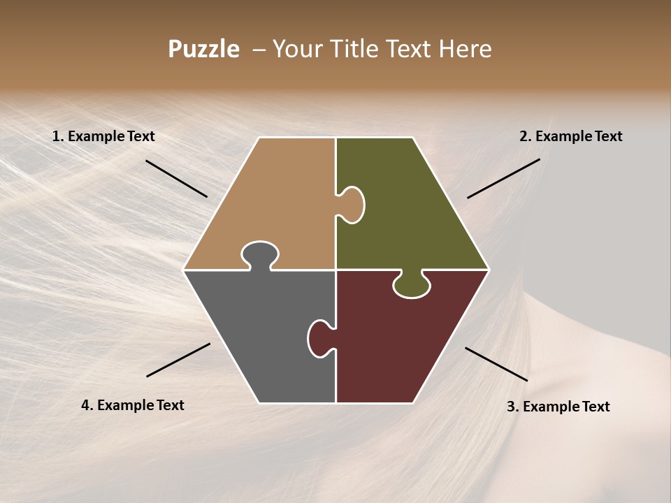 Haircare Model Skin PowerPoint Template