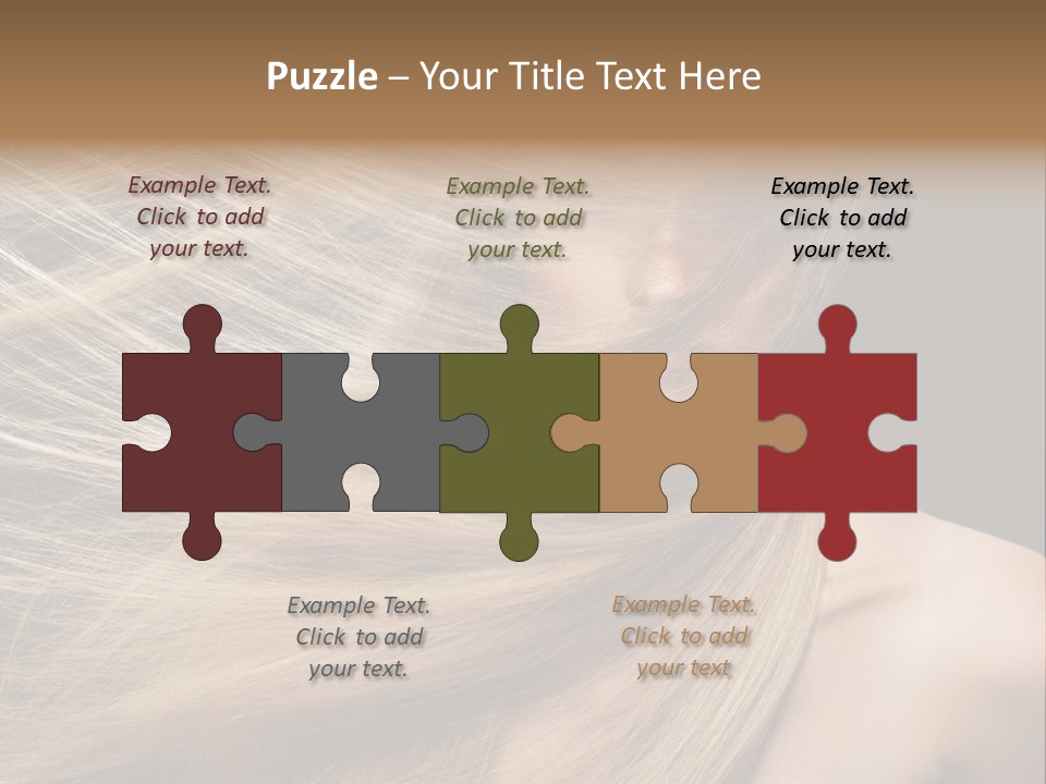 Haircare Model Skin PowerPoint Template