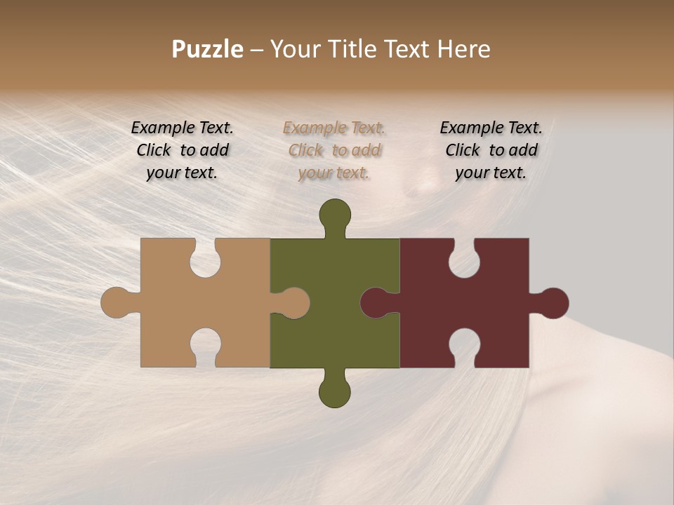 Haircare Model Skin PowerPoint Template