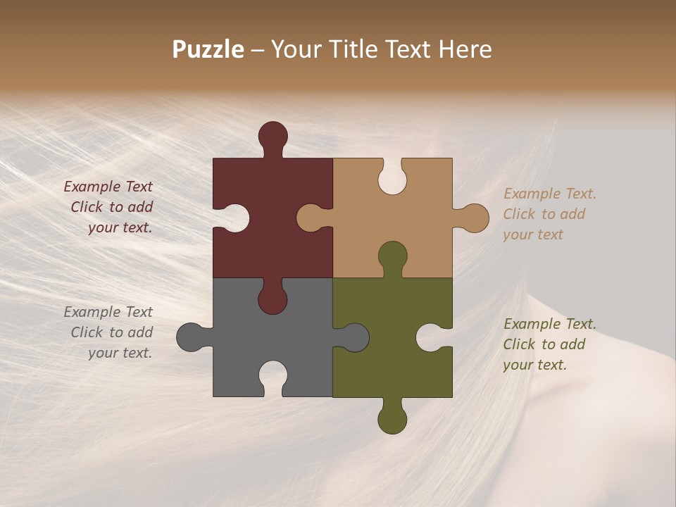 Haircare Model Skin PowerPoint Template