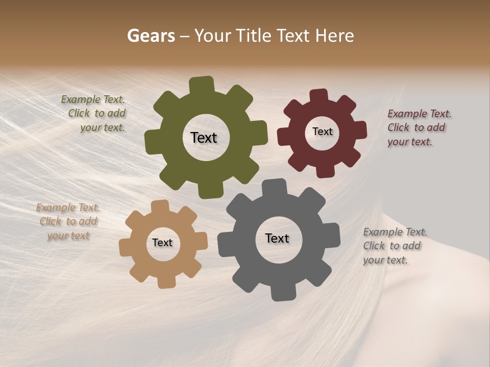 Haircare Model Skin PowerPoint Template