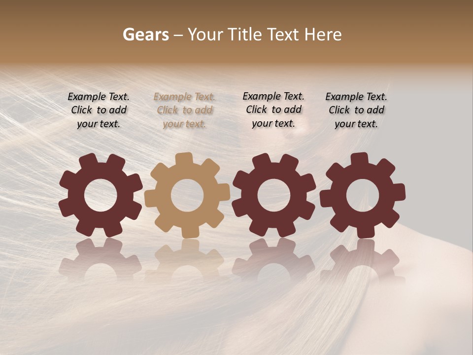 Haircare Model Skin PowerPoint Template