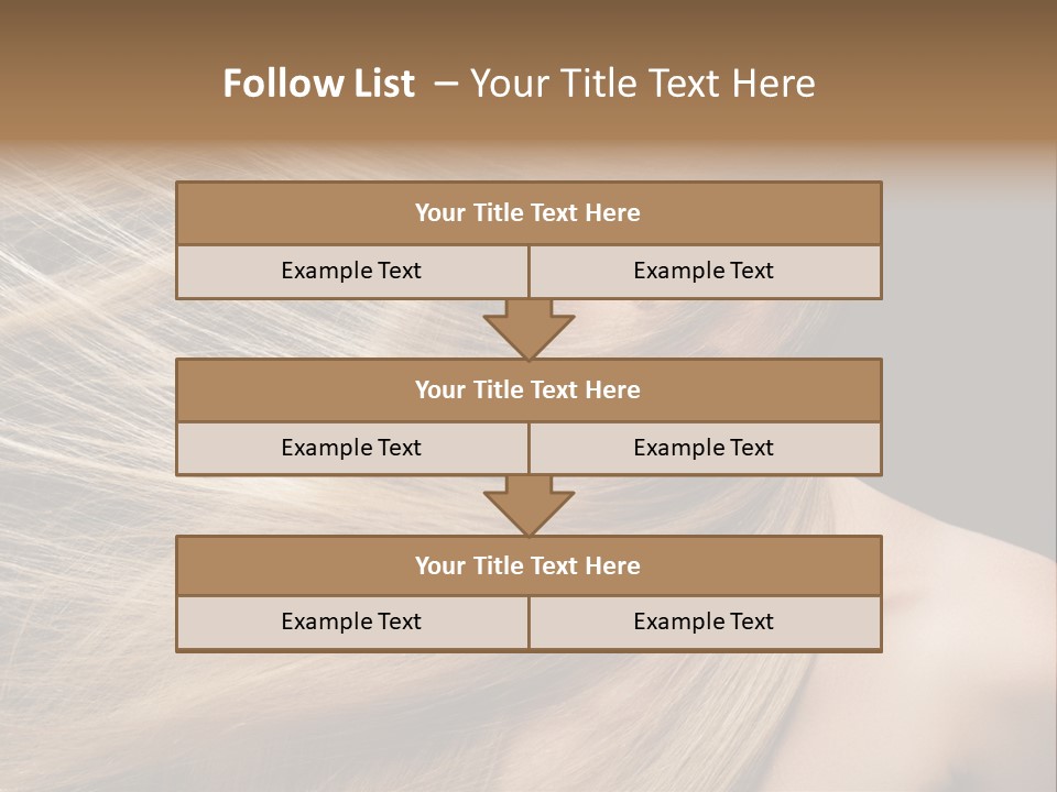Haircare Model Skin PowerPoint Template