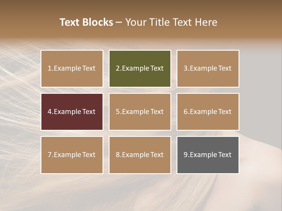 Haircare Model Skin PowerPoint Template