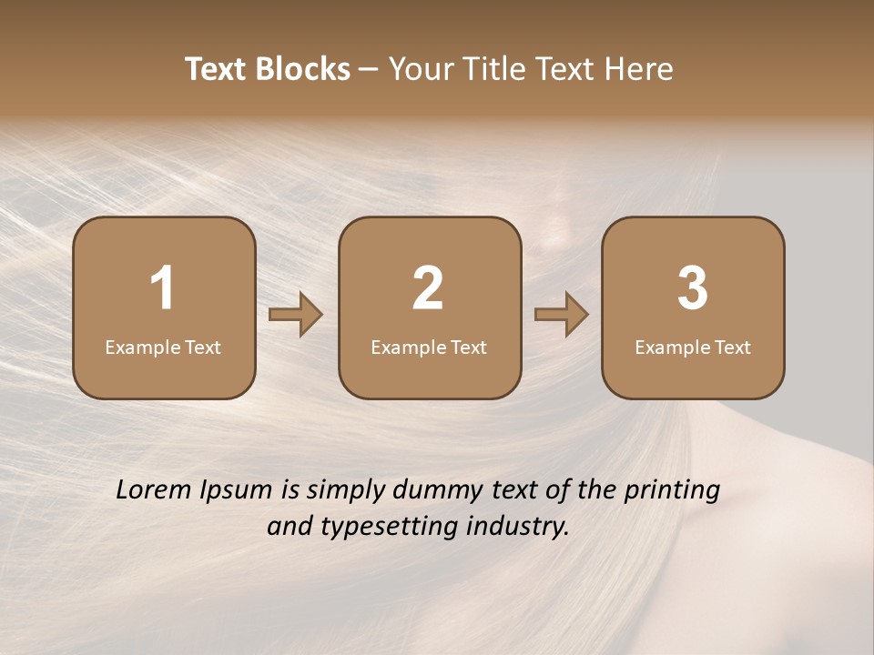 Haircare Model Skin PowerPoint Template