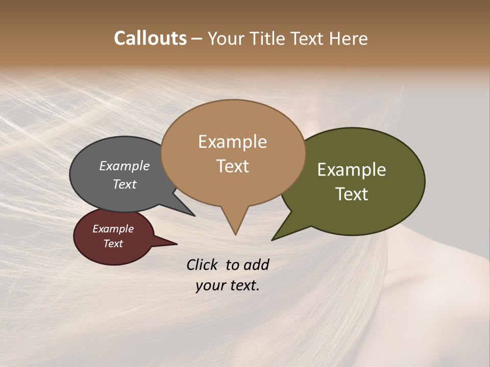 Haircare Model Skin PowerPoint Template