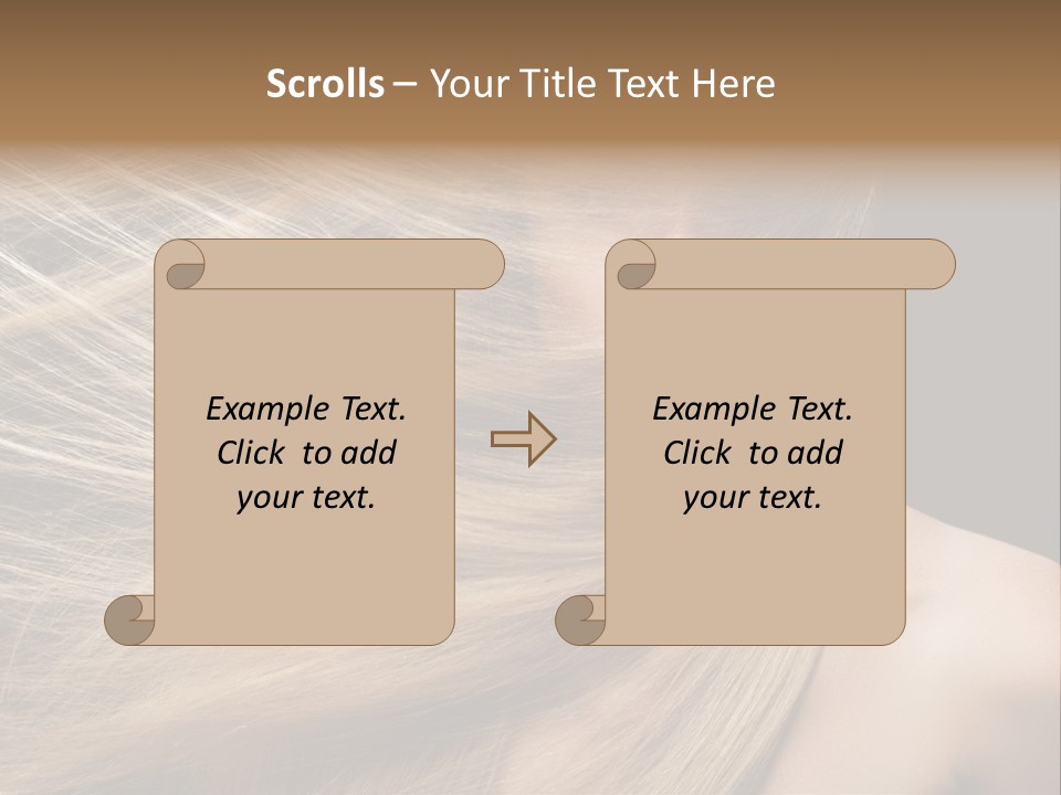 Haircare Model Skin PowerPoint Template
